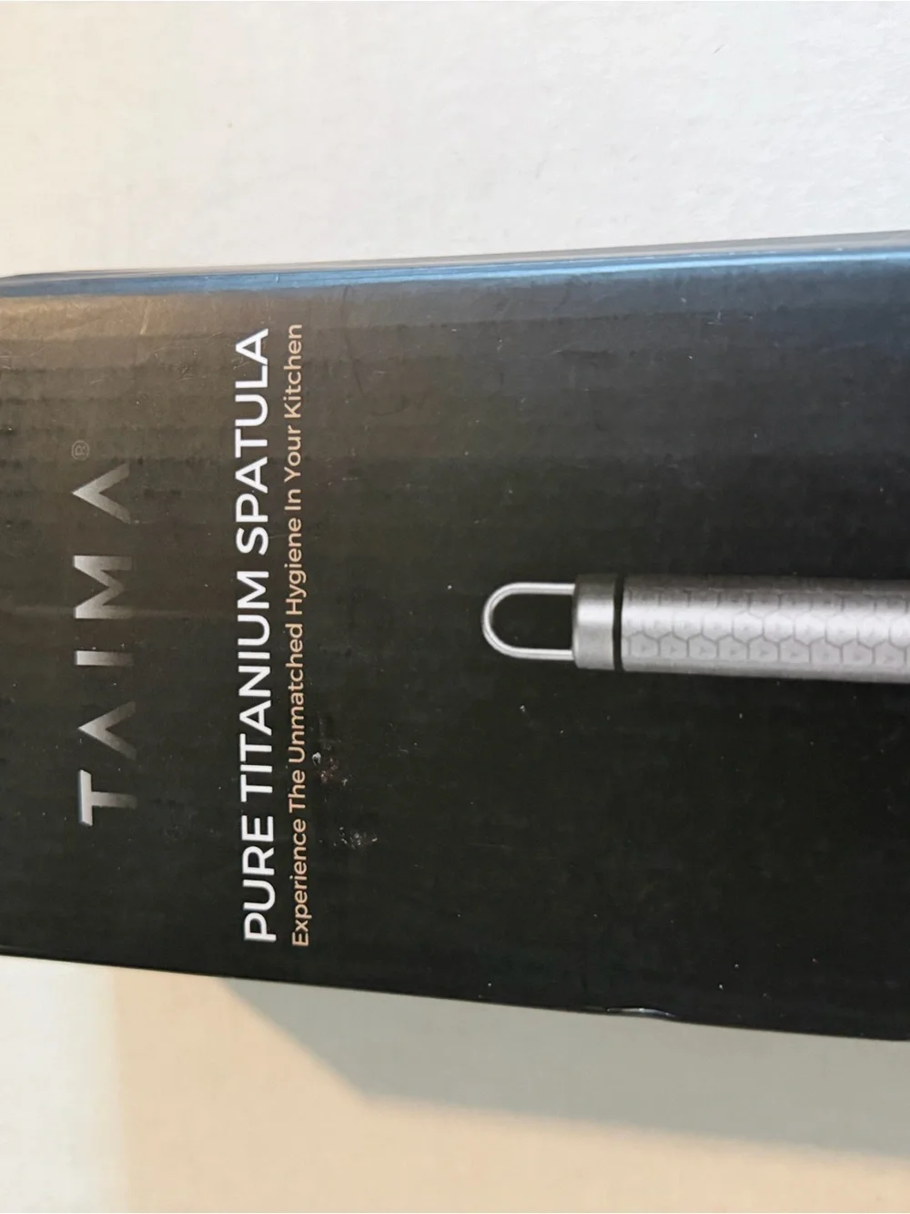 Taima Titanium Gray Slotted Spatula - Kitchen Home Antibacterial Lightweight